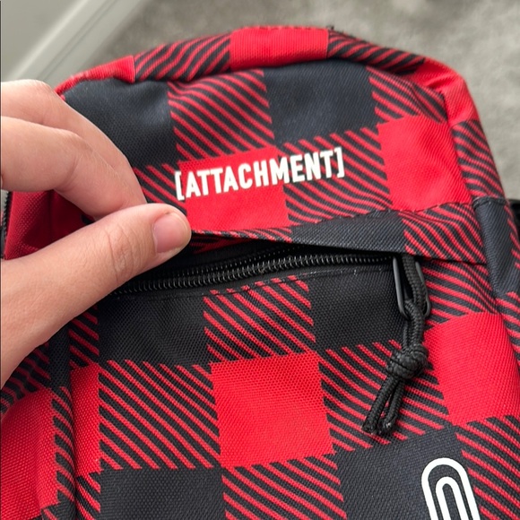 Red and Black Checkered Bag - Picture 2 of 4